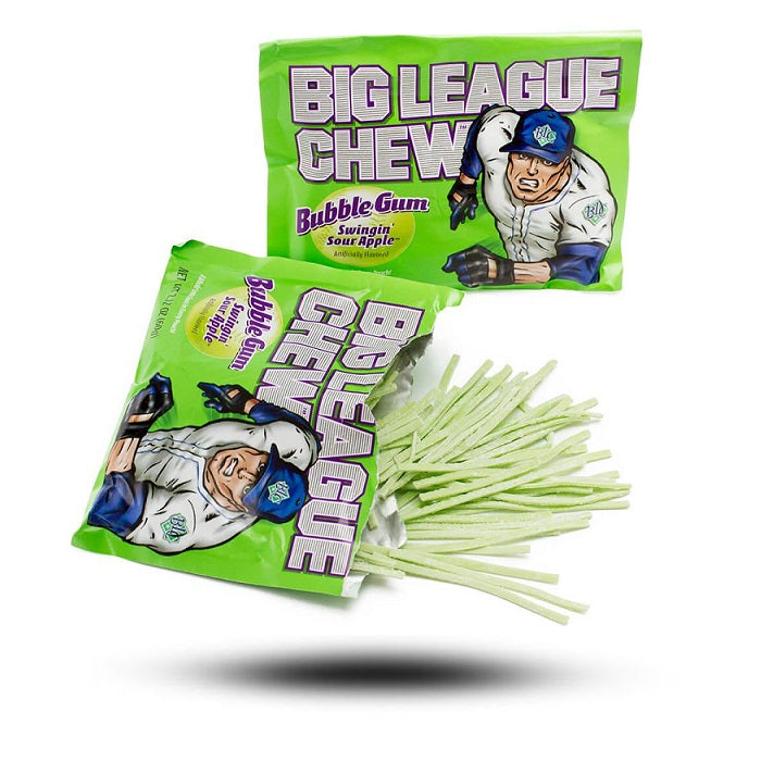 Big League Chew Sour Apple | Amerikanische Süßigkeiten | Süßigkeiten aus aller Welt