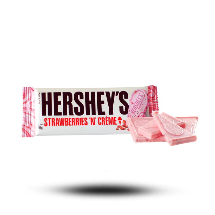 Hersheys Strawberries n creme | Amerikanische Süßigkeiten | Süßigkeiten aus aller Welt