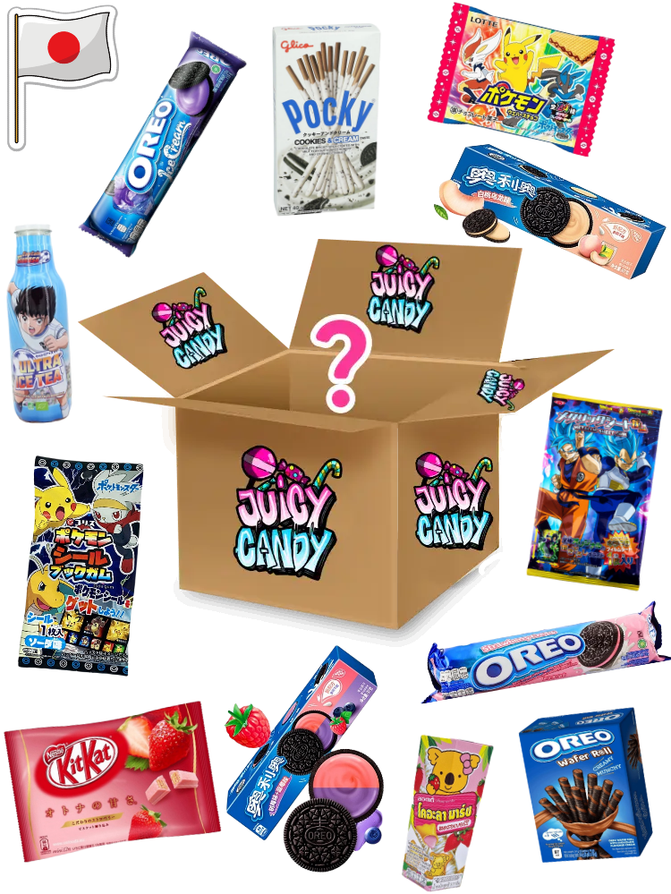 Japanische Süßigkeiten Box | Süßigkeiten Mystery Box Japan | Süßigkeiten Überraschungsbox