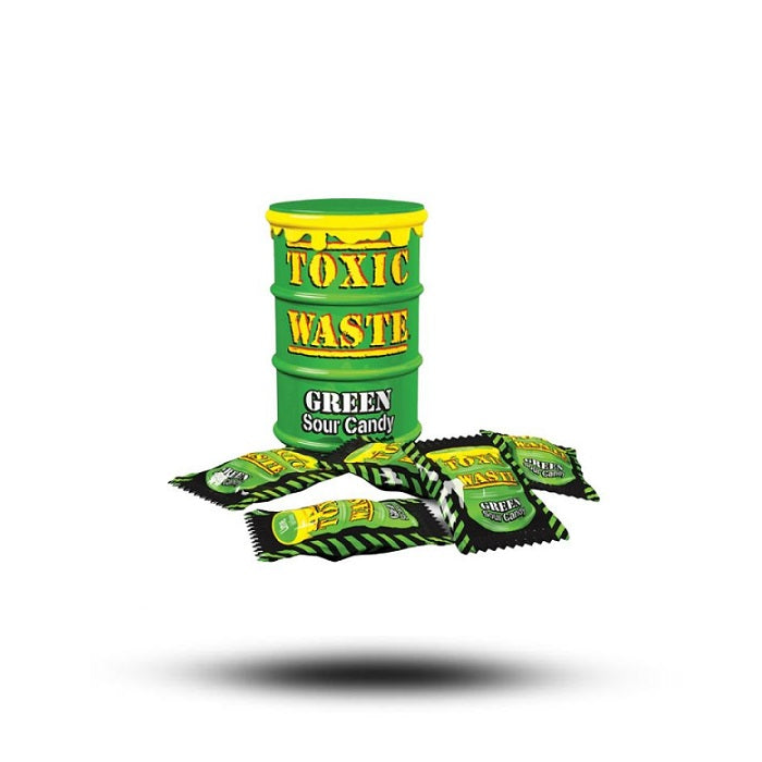 Toxic Waste Green Sour Candy Drum 42 gr.