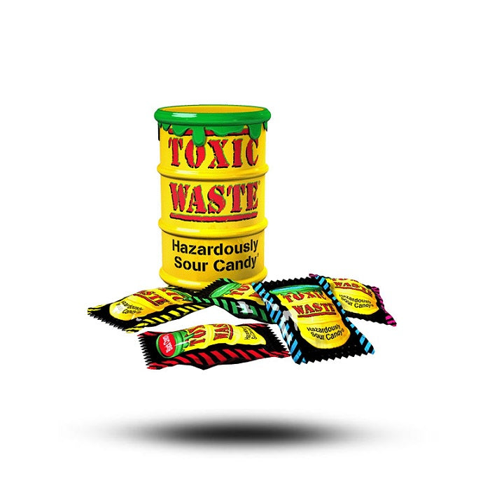 Toxic Waste Yellow Sour Candy Drum 42 gr.